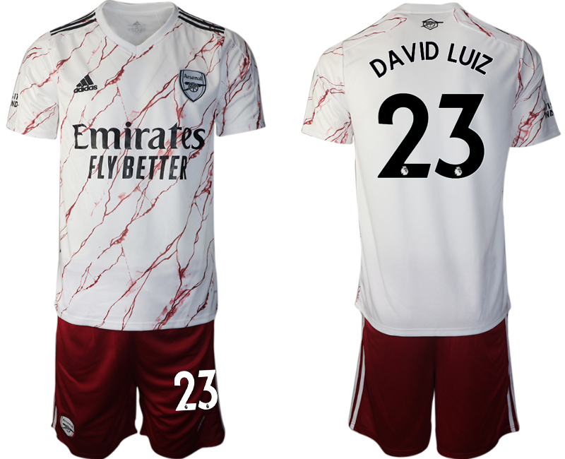 Men 2020-2021 club Arsenal away #23 white Soccer Jerseys->arsenal jersey->Soccer Club Jersey